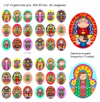 Virgencitas Plis (Ref. 1.16) formato oval